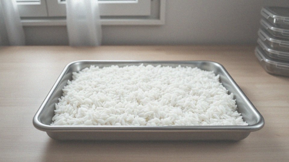 Jak szybko schłodzić ugotowany ryż po przygotowaniu?