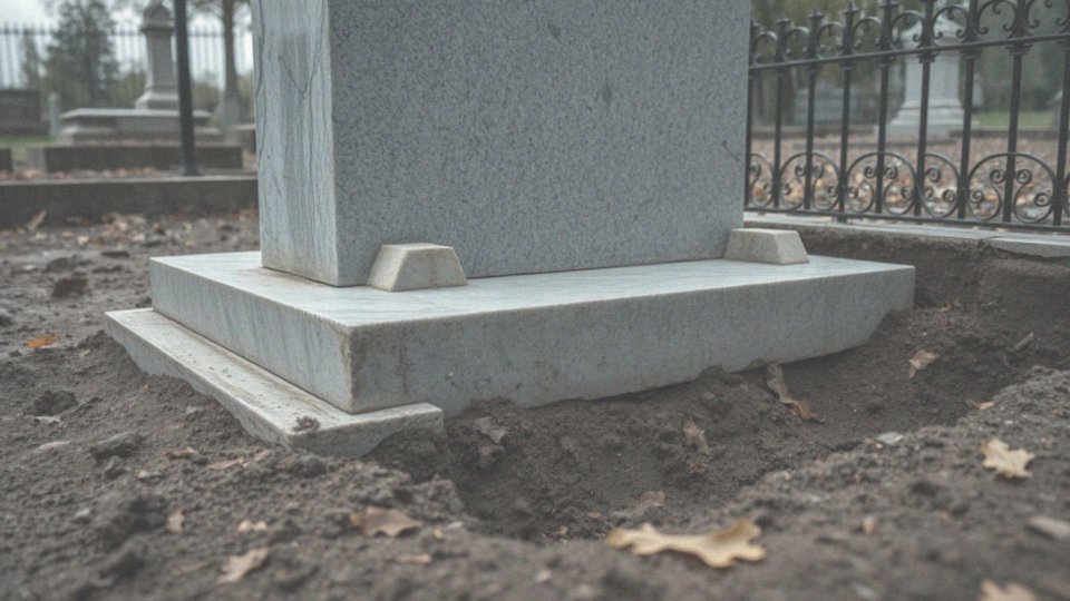 Co to jest stabilność nagrobka przy podnoszeniu pomnika?