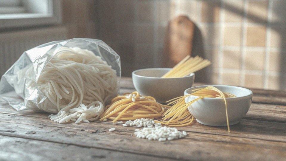 Jakie są różnice między makaronem ryżowym a tradycyjnym makaronem?