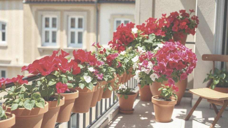 Dlaczego pelargonie są popularne na słoneczny balkon?