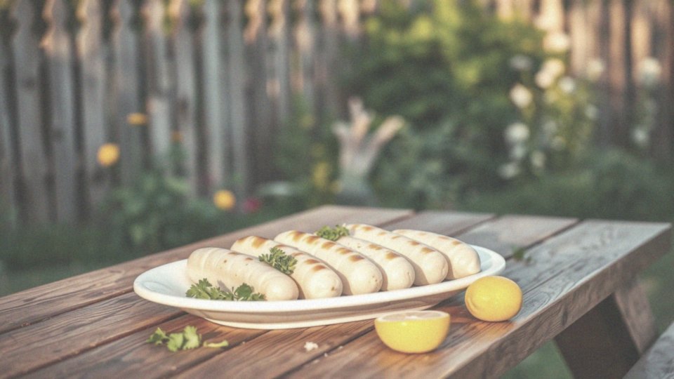 Jakie są zalety grillowania parzonej białej kiełbasy?